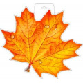 Фото товара - P34266 ЭлементДляОформления "Кленовый лист" (40*30см, вырубка, двусторонний), (ФДА)