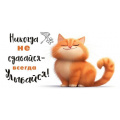 Фото товара - 10000336 Никогда не сдавайся! (конверт для денег), (Хорошо)