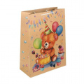 Фото товара - Пакет Бумажный 33,5*45*15 (XL) Мишка (детский) PXL-124693-MK, (Huada Toy Co.,Ltd)