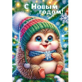 Фото товара - 90001164 Бирка для подарков "С Новым годом!" (мини, подвеска, двойная), (ОткрытаяПланета)