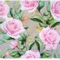 Фото товара - Салфетки бумажные Bouquet Home Collection Classic Очаровательные розы (33*33см, 3-слоя, 20шт.) 25483, (ООО "Русская бумага АЛЛ Продукция")
