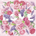 Фото товара - Салфетки бумажные Bouquet Home Collection Classic. Цветы любви (33*33см, 3-слоя, 20шт.) 25071, (ООО "Русская бумага АЛЛ Продукция")