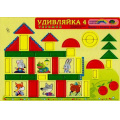 Фото товара - ИгровойМатериалДружимСБлокамиДьенеша Удивляйка-4 Теремок (конструктивный материал,состоящий из 45 дет.) (развивающий материал от 2 до 4 лет) (А4, в пакете) (430449), (Корвет, 2024), Л, c.3