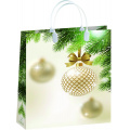 Маленькое фото товара - Пакет Пластиковый 32*42 (пластиковые ручки) 181 Новый год, (ООО "Супер Пакет"). Вариант №1