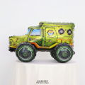 Фото товара - Шар фольгированный 3D "Военный джип" (62*39см, с аксессуарами) 50065, (Xiongxian Meizhihai Latex Products Co., Ltd)