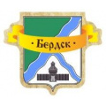 Фото товара - Сувенир Магнит г. Бердск Герб Бердска (дерево) (вырубка) БрД08, (ООО "Апилка")