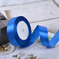 Фото товара - 49920 Лента упаковочная  №40 (2,5см*22м, атласная, синяя), (Yiwu Huanyun Weaving Belt Co., Ltd)