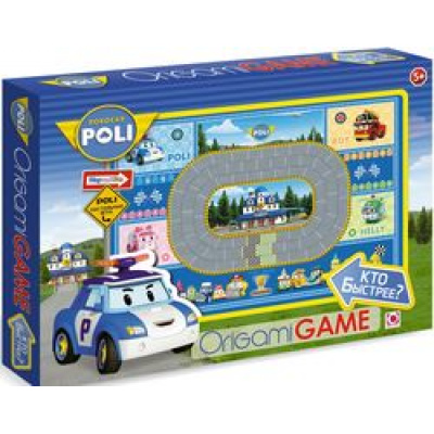 Большое фото товара - Настольная Игра Robocar Кто быстрее? 00519 (поле+5 кубиков+4 фишки+6 жетонов), (ООО "Оригами"), 11-105434. Вариант №1