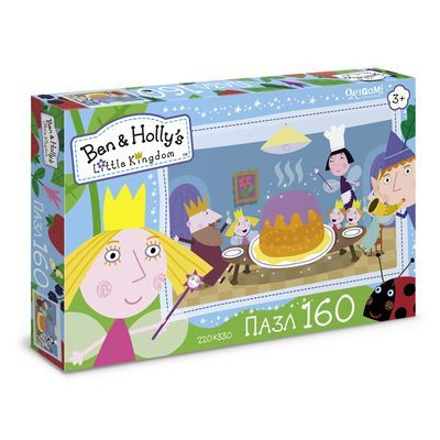 Большое фото товара - Пазлы 160 дет. Ben & Holly. Праздничный торт 02864, (ООО "Оригами"), 11-131853. Вариант №1