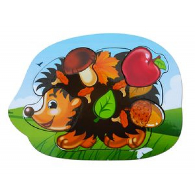 Большое фото товара - WoodLandToys Ежик (6 деталей, рамка-вкладыш, дерево, от 3 лет) 011103, (ООО "СИБИРСКИЙ СУВЕНИР"), 11-144219. Вариант №1