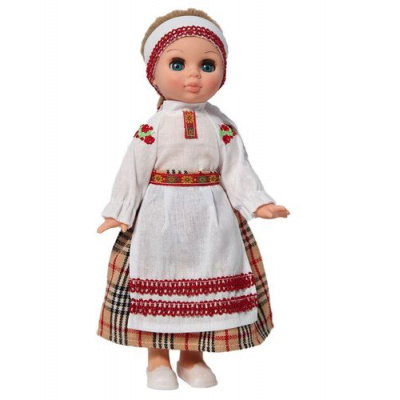 Большое фото товара - Кукла Эля в белорусском костюме (30,5см) В3190, (Весна), 11-152885. Вариант №1