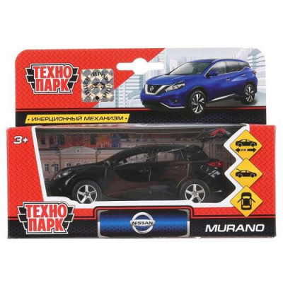 Большое фото товара - Модель Инерционная Технопарк Nissan Murano (12см, металл, открываются двери, черная, в коробке) SB-17-75-NM-N(BL)-WB, (Shantou City Daxiang Plastic Toy Products Co., Ltd), 11-162443. Вариант №1