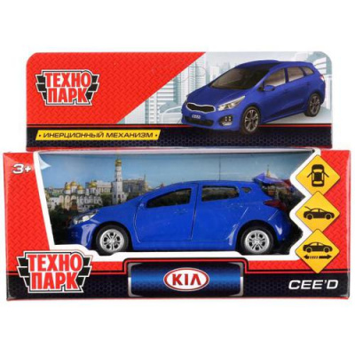 Большое фото товара - Модель Инерционная Технопарк KIA Ceed (12см, металл, открываются двери, багажник, синяя, в коробке) CEED-BU, (Shantou City Daxiang Plastic Toy Products Co., Ltd), 11-164499. Вариант №1