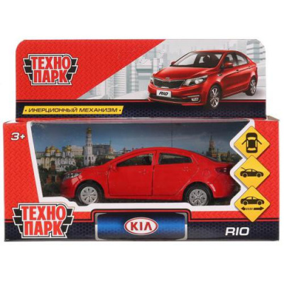 Большое фото товара - Модель Инерционная Технопарк KIA Rio (12см, металл, открываются двери и багажник, красный, в коробке) RIO-RD, (Shantou City Daxiang Plastic Toy Products Co., Ltd), 11-166515. Вариант №1