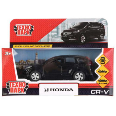 Большое фото товара - Модель Инерционная Технопарк Honda CR-V (12см, металл, открываются двери, черный, в коробке) CR-V-BK, (Shantou City Daxiang Plastic Toy Products Co., Ltd), 11-166532. Вариант №1