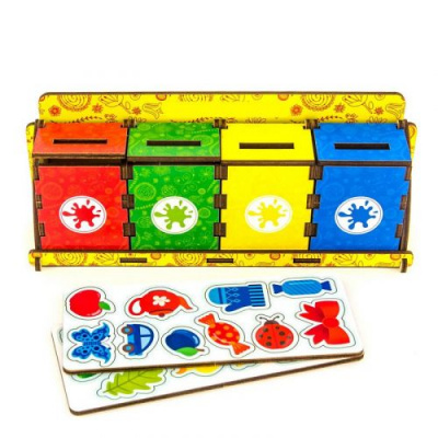 Большое фото товара - WoodLandToys Комодик Убираем комнату (4 ящика и 20 фигурок, дерево, от 3 лет) 133104, (ООО "СИБИРСКИЙ СУВЕНИР"), 11-168785. Вариант №1