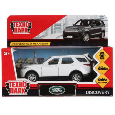 Большое фото товара - Модель Инерционная Технопарк Land Rover Discovery (12см, металл, открываются двери, белая, в коробке) DISCOVERY-WT, (Shantou City Daxiang Plastic Toy Products Co., Ltd), 11-169142. Вариант №1