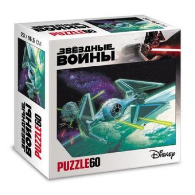 Большое фото товара - Пазлы 60 дет. Звездные войны (LUCAS-STAR WARS) (Disney) 60ПЗ5_22498, (Хатбер-М), 11-174000. Вариант №1