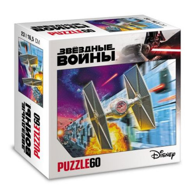 Большое фото товара - Пазлы 60 дет. Звездные войны (LUCAS-STAR WARS) (Disney) 60ПЗ5_22499, (Хатбер-М), 11-174310. Вариант №1