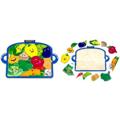 Большое фото товара - WoodLandToys Пазл-головоломка Кастрюля с овощами (28*19,5см, рамка-вкладыш, дерево, от 3 лет) 137105, (ООО "СИБИРСКИЙ СУВЕНИР"), 11-175397. Вариант №1