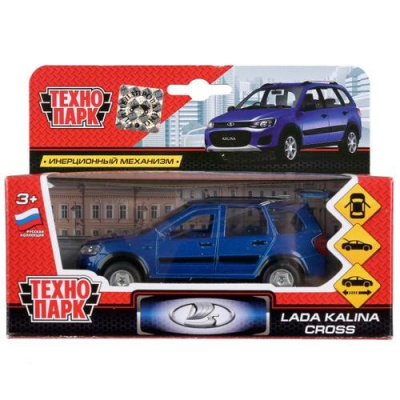 Большое фото товара - Модель Инерционная Технопарк LADA Kalina Cross (12см, металл, открываются двери, синяя, в коробке) SB-16-46-N(BU)-WB, (Shantou City Daxiang Plastic Toy Products Co., Ltd), 11-177830. Вариант №1