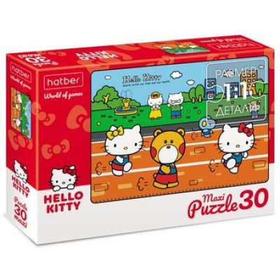 Большое фото товара - ПазлыМакси 30 дет. Hello Kitty 30ПЗ4_23573, (Хатбер-М), 11-178907. Вариант №1
