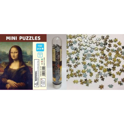 Большое фото товара - ПазлыВКолбе 150 дет. Мона Лиза MINI PUZZLES (10*15 см) 33-129, (YIWU XINSHIXIAN ARTS AND CRAFTS CO.,LTD), 11-183707. Вариант №1