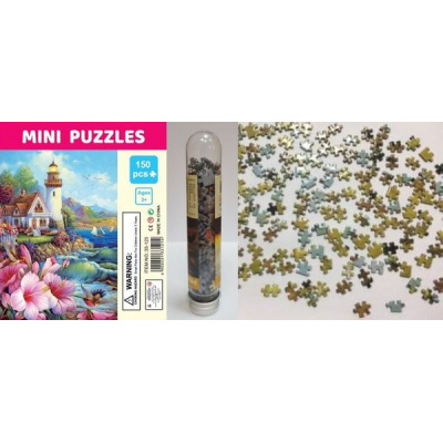 Большое фото товара - ПазлыВКолбе 150 дет. Живописный маяк MINI PUZZLES (10*15 см) 33-123, (YIWU XINSHIXIAN ARTS AND CRAFTS CO.,LTD), 11-183718. Вариант №1