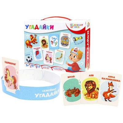 Большое фото товара - Развивающая Игра Bright Kids. Угадайки (в коробке, от 3 лет) ИН-7617, (Рыжий кот), 11-186720. Вариант №1