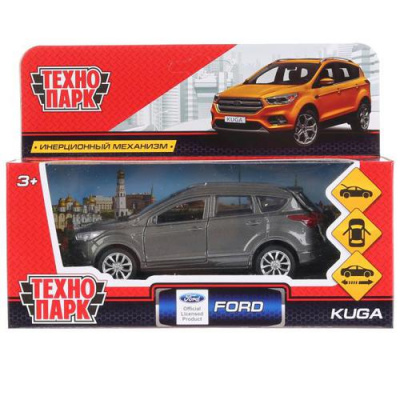 Большое фото товара - Модель Инерционная Технопарк FORD KUGA (12см, металл, открываются двери, серая, в коробке) KUGA-GY, (Shantou City Daxiang Plastic Toy Products Co., Ltd), 11-192076. Вариант №1