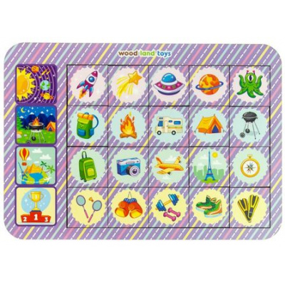 Большое фото товара - WoodLandToys Ассоциации. Увлечения (рамка-вкладыш, дерево, от 3 лет) 093107, (ООО "СИБИРСКИЙ СУВЕНИР"), 11-196283. Вариант №1