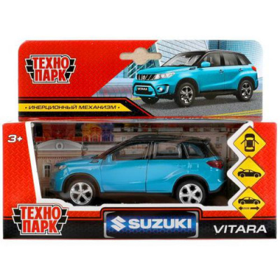 Большое фото товара - Модель Инерционная Технопарк SUZUKI VITARA S 2015 (12см, металл, открываются двери, синий, в коробке) VITARA-12-BUBK, (Shantou City Daxiang Plastic Toy Products Co., Ltd), 11-197196. Вариант №1
