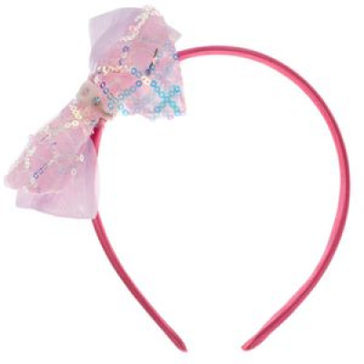 Большое фото товара - Милая Леди Ободок. Энчантималс (с бантом, фиолетовый) HAIRBAND-EN7, (Shantou Wanli Daily Cosmetics Factory), 11-201806. Вариант №1
