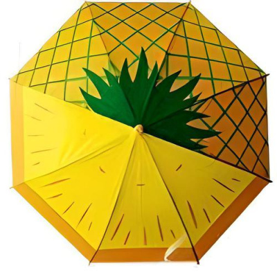 Большое фото товара - Зонт детский Сладкий ананас (50см, со свистком) ЗНТ-2430, (Рыжий кот), 11-203241. Вариант №1