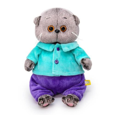 Большое фото товара - Budi Basa Мягкая Игрушка Кот Басик BABY в ярком комплекте (20см, в подарочной коробке) BB-116, (ООО "МПП"), 11-213876. Вариант №1