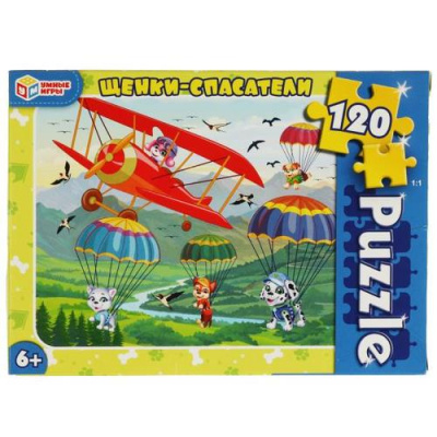 Большое фото товара - Пазлы 120 дет. Умные Игры. Щенки-спасатели 932792, (ООО "СИМБАТ"), 11-215432. Вариант №1