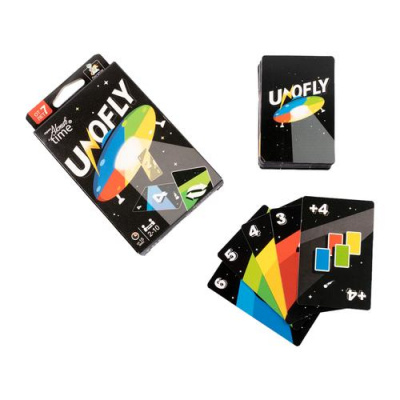 Большое фото товара - Настольная Игра Актив time. UnoFly (124 карточки, в коробке, от 7 лет) 05193, (ООО "Десятое королевство"), 11-222484. Вариант №1