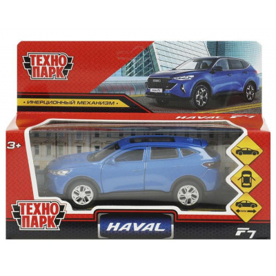 Большое фото товара - Модель Инерционная Технопарк Haval F7 (12см, металл, открываются двери и багажник, синий, в коробке) F7-12-BU, (Huada Toy Co.,Ltd), 11-222839. Вариант №1