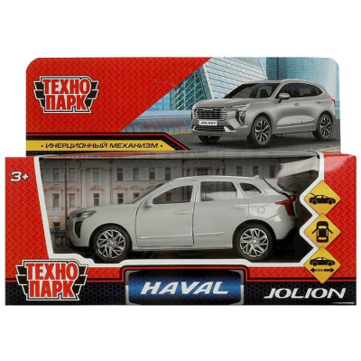 Большое фото товара - Модель Инерционная Технопарк Haval jolion (12см, металл, открываются двери и багажник, серебристый, в коробке, от 3 лет) JOLION-12-SR, (Huada Toy Co.,Ltd), 11-225271. Вариант №1