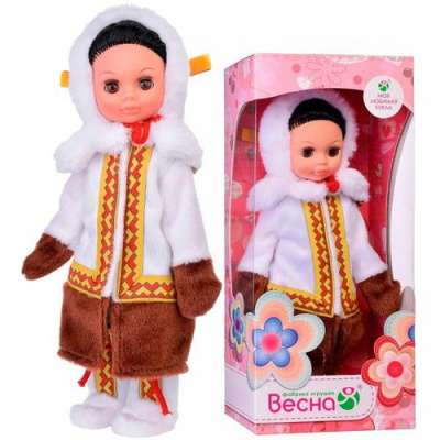 Большое фото товара - Кукла Эля в костюме народов Севера 2 (30,5см) В3926, (Весна), 11-225304. Вариант №1