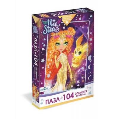 Большое фото товара - Пазлы 104 дет. Neo Stars. Солнце 08354, (ООО "Оригами"), 11-225900. Вариант №1