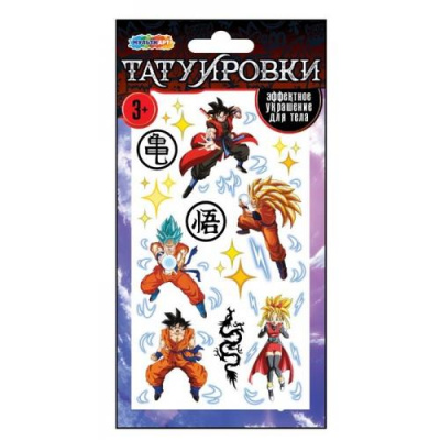 Большое фото товара - MULTIART Переводные тату. Дрегон вол (в пакете) TATTOO-117301, (Huada Toy Co.,Ltd), 11-229583. Вариант №1