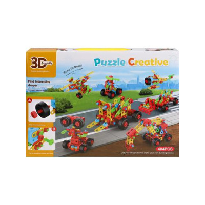 Большое фото товара - Конструктор Puzzle Creative 3D 404 дет (пластик, в коробке, от 6 лет) Y24771021, (Century Youyi Toys Co., Ltd), 11-230065. Вариант №1