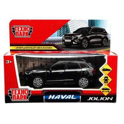 Большое фото товара - Модель Инерционная Технопарк Haval JOLION (12см, металл, открываются двери и багажник, черный, в коробке) JOLION-12-BK, (Huada Toy Co.,Ltd), 11-230182. Вариант №1