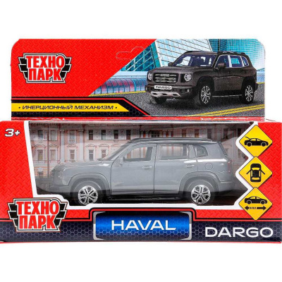 Большое фото товара - Модель Инерционная Технопарк HAVAL DARGO (12см, металл, открываются двери и багажник, темно-серый, в коробке) DARGO-12-GY, (Huada Toy Co.,Ltd), 11-230239. Вариант №1