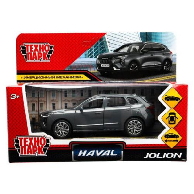 Большое фото товара - Модель Инерционная Технопарк HAVAL JOLION (12см, металл, открываются двери и багажник, темно-серый, в коробке) JOLION-12-GY, (Huada Toy Co.,Ltd), 11-230241. Вариант №1