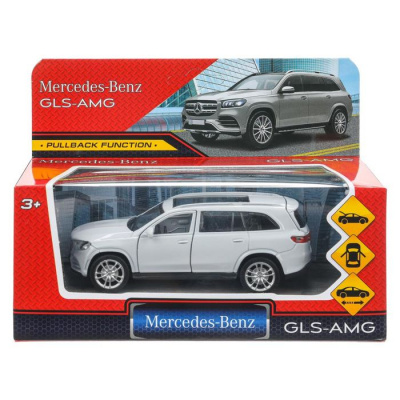 Большое фото товара - Модель Инерционная Технопарк MERCEDES-BENZ GLS class amg (12 см, металл, открываются двери и багажник, серебряный, в коробке, от 3 лет) GLS-12-SR, (Huada Toy Co.,Ltd), 11-235401. Вариант №1