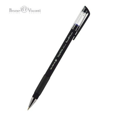 Большое фото товара - Ручка шариковая 0.5 мм "EasyWrite.BLACK" синяя 20-0051 Bruno Visconti, 12-100834. Вариант №1