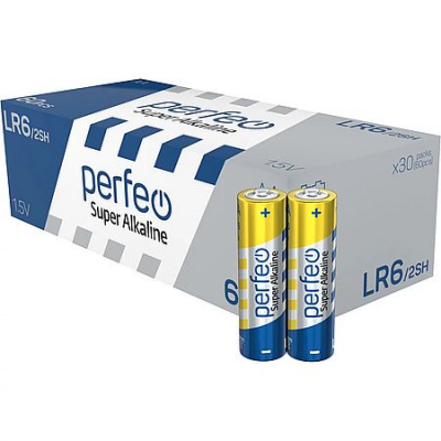 Большое фото товара - Элемент питания LR06  2SH PERFEO Super Alkaline (60/720), 12-105664. Вариант №1