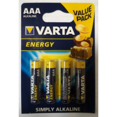 Большое фото товара - Элемент питания LR03  4BL VARTA ENERGY 4103, 12-109565. Вариант №1